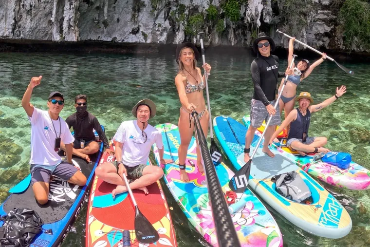 帛琉旅遊SUP立槳超Chill新玩法，二戰遺跡、水下戰機、鐘乳石洞、無人島探險