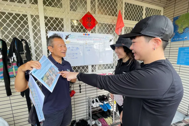 海保署攜手「珊瑚特潛聯盟」推動友好珊瑚行動，讓潛水活動變得更有意義