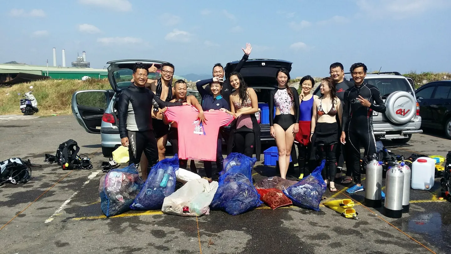 From Tech Geek to Trash Gardener of Keelung's Tide-Watching Park – Divingmate Lin Yu-ping