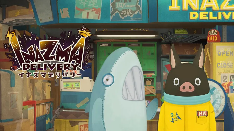 無限療癒的鯊魚裝宇宙人搖著屁屁準備潛水啦 INAZMA DELIVERY イナズマデリバリー