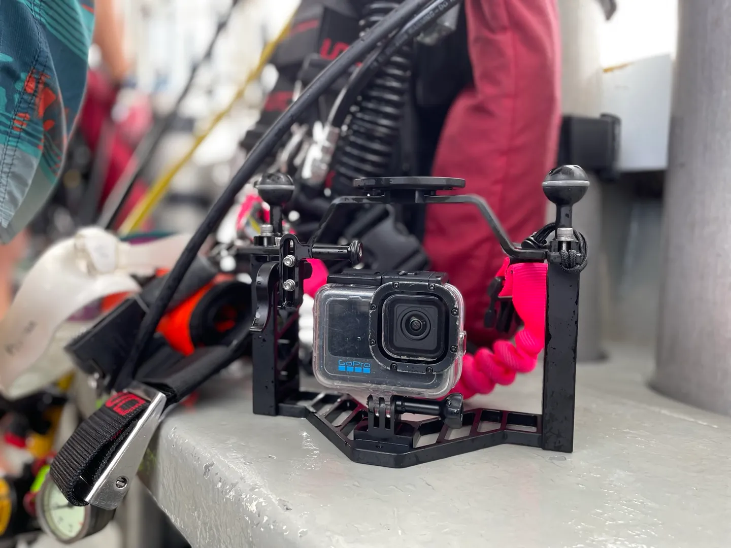 GoPro 12 搭配 DIVEVERYDAY 相機架水下攝影裝備
