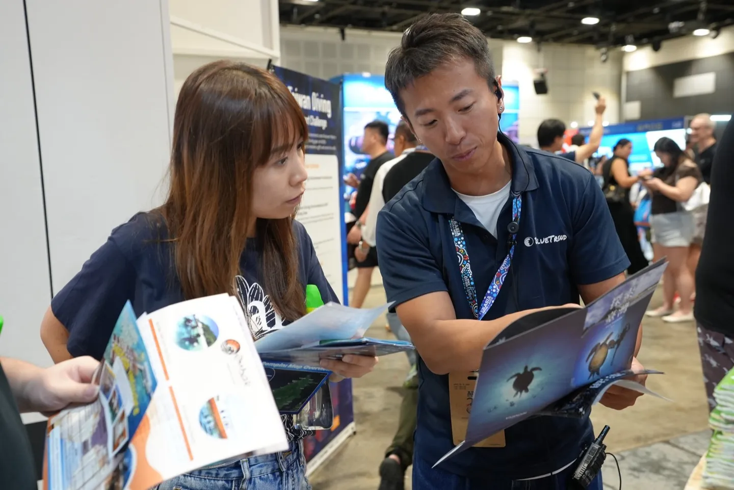 ADEX 2026 台灣館 TAIWAN WAVES OF WONDER 入口人潮